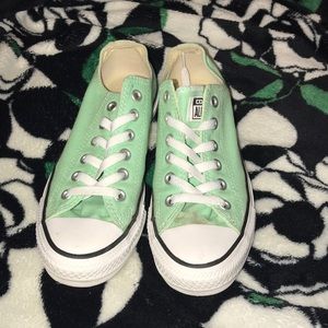 Teal blue converse